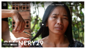 Refinery29 screenshot Where Hair Extensions Come From image