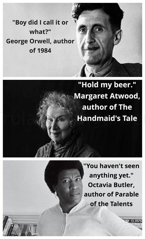 Orwell, Atwood, Butler fake quotes
