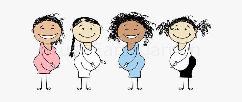 free cartoon image pregnant women